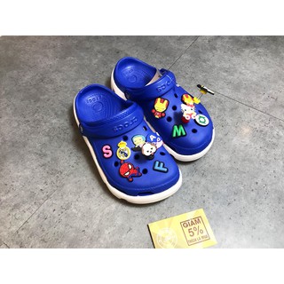 Dép SỤCCá Sấu Xanh Blue + Tặng 10 Jibbitz + Hộp