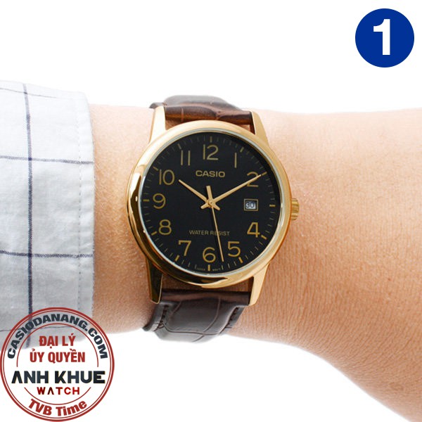 Đồng hồ nam dây da Casio Standard chính hãng Anh Khuê MTP-V002 Series | BigBuy360 - bigbuy360.vn