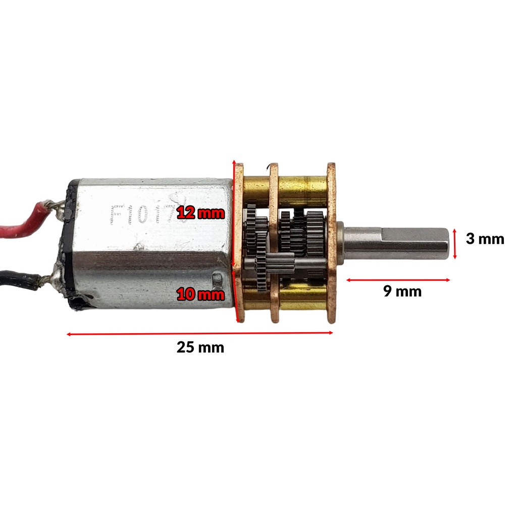 Động cơ giảm tốc N20 DIY 3-6VDC