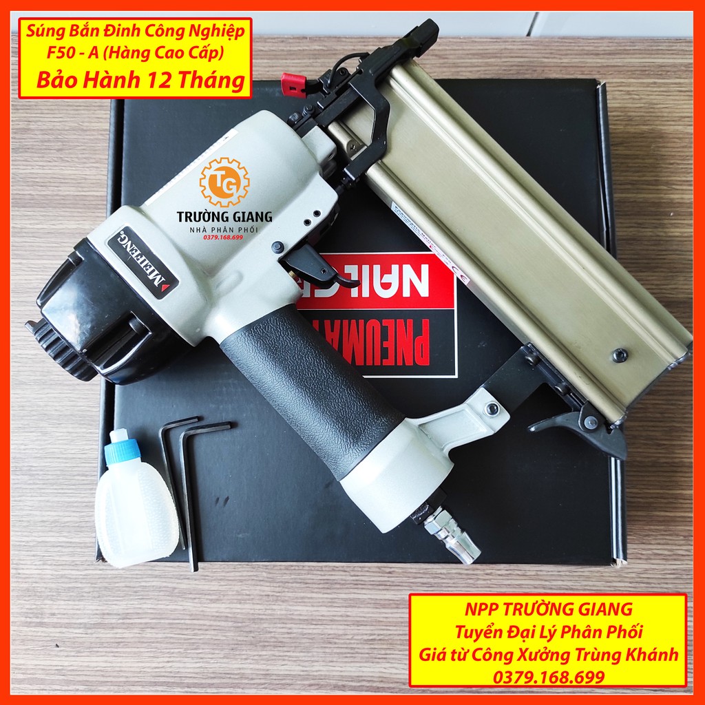 Súng Bắn Đinh Gỗ ☘ FREESHIP ☘ Súng Bắn Đinh F50 Chuyên Nghiệp - Đài Loan MEIFENG DaHoo - NppTruongGiang