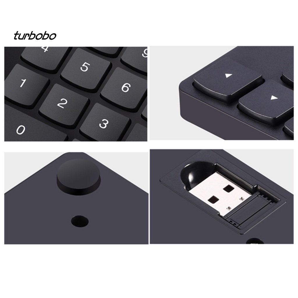 Bàn Phím Số Mini Không Dây 35 Phím 2.4GHz