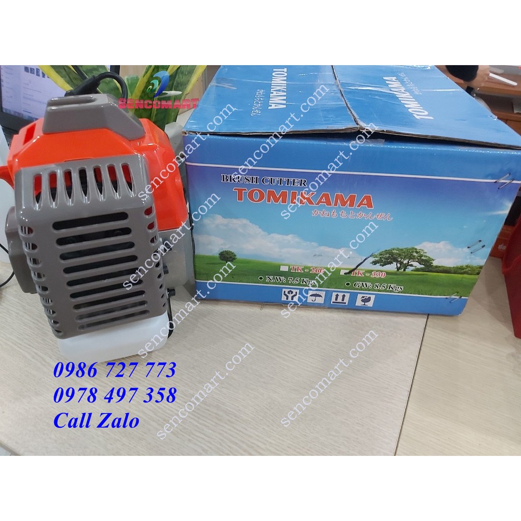 Bán riêng động cơ máy cắt cỏ 2 thì Tomikama 330 giá rẻ