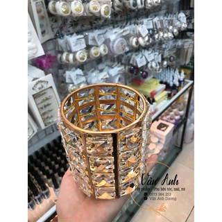 Cốc Pha Lê Đựng Cọ Đồ Nail , Đồ Trang Điểm