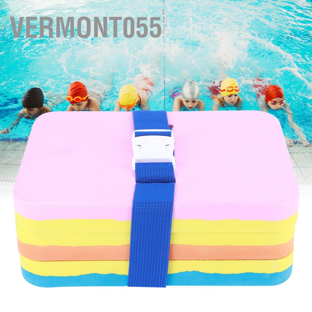 Vermont055 Bơi ván nổi Trở lại Kickboard Hồ bơi Hỗ trợ đào tạo an toàn cho trẻ em Người lớn