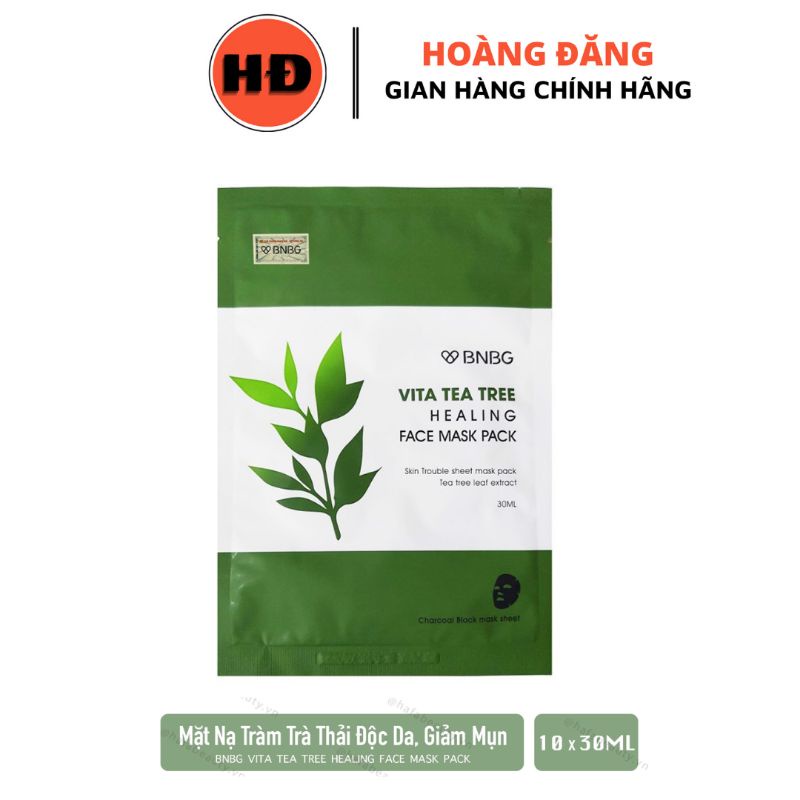 Mặt Nạ Tràm Trà BNBG [Miếng Lẻ] Vita Tea Tree Healing Face Mask