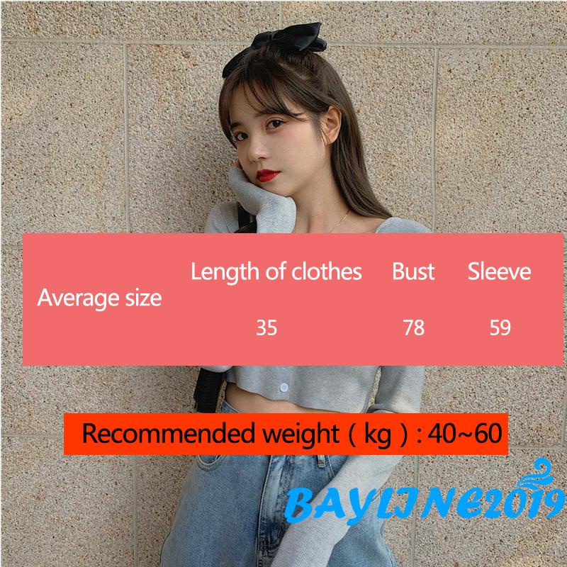 Áo Croptop Tay Dài Màu Sắc Thời Trang Quyến Rũ Cho Nữ