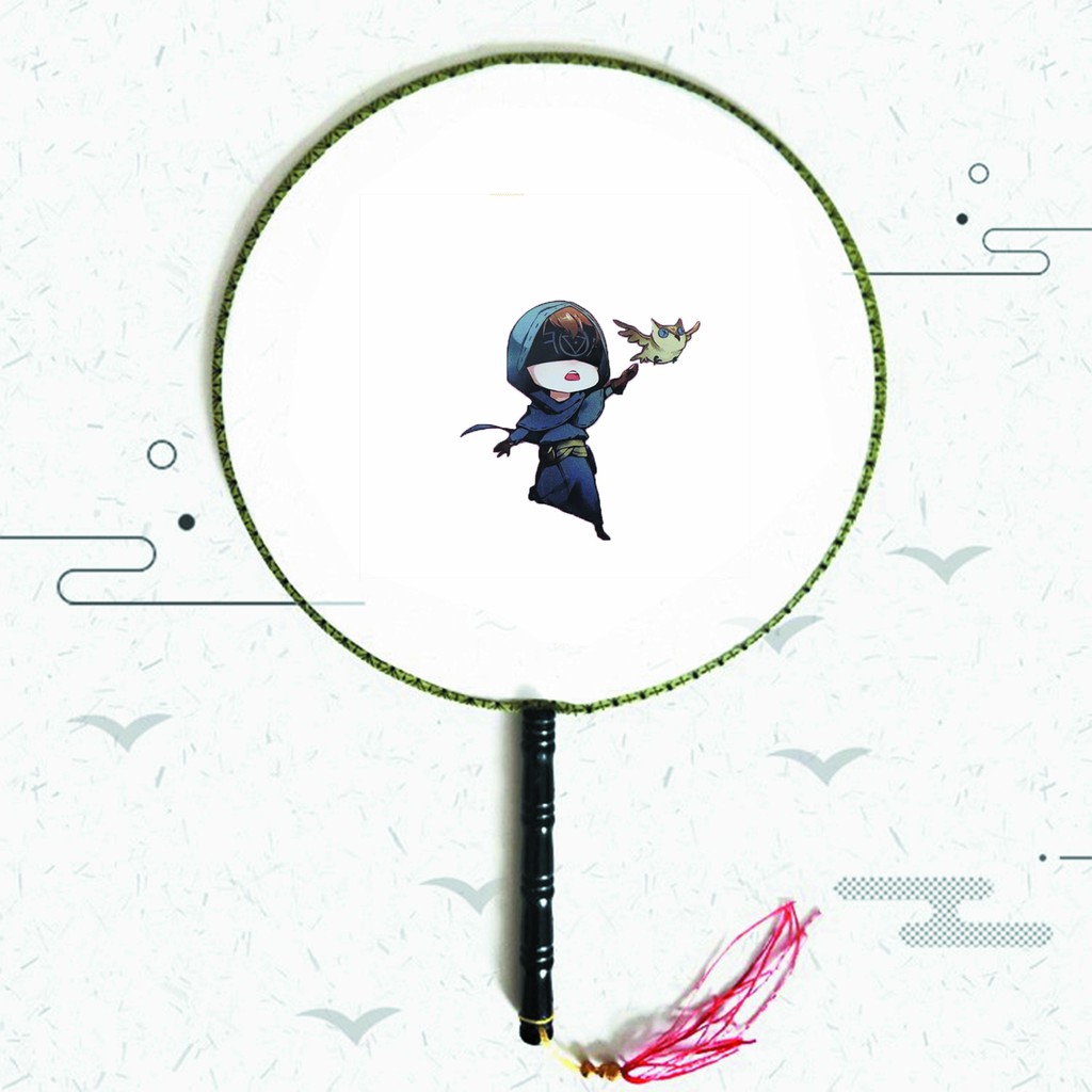 Quạt tròn cổ trang Identity V Nhân Cách Thứ 5 Eli Clark anime chibi cầm tay