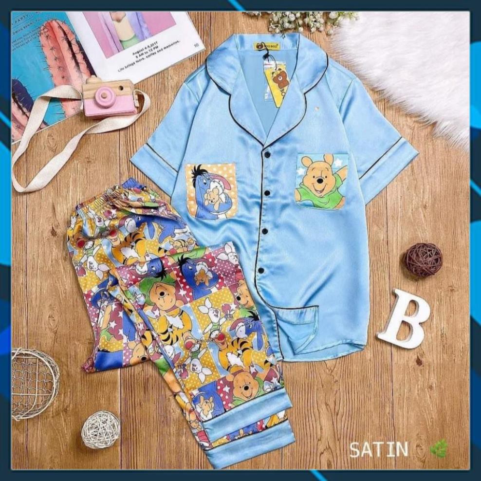 [40-60kg] Đồ ngủ nữ, pijama mặc nhà chất LỤA SATIN, kiểu Tay ngắn quần dài, chất đẹp, ít nhăn, không xù, nhão . | BigBuy360 - bigbuy360.vn