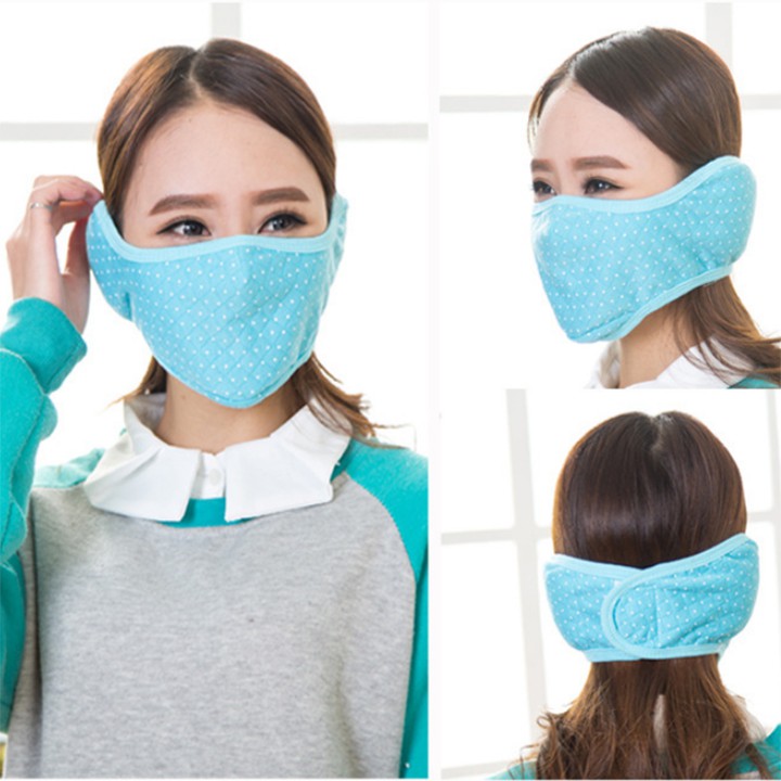 Khẩu trang nam nữ đa năng che bịt tai kiêm khăn đầu chống lạnh mùa đông | BigBuy360 - bigbuy360.vn