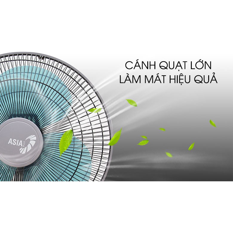 Quạt bàn Asia B16017 Xám (Mới 100% - Bảo hành 24 tháng)