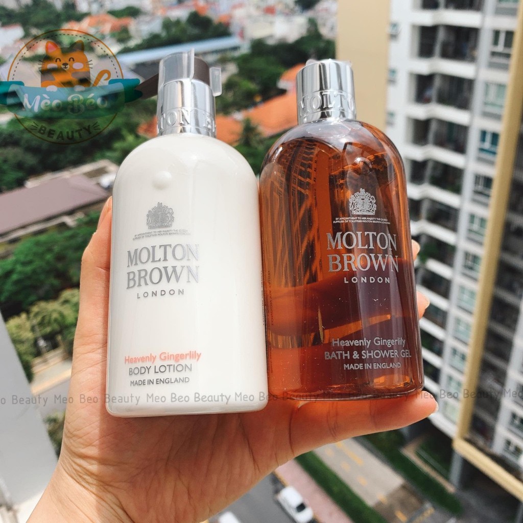 Set Dưỡng Thể + Sữa Tắm Molton Brown Heavenly Gingerlily