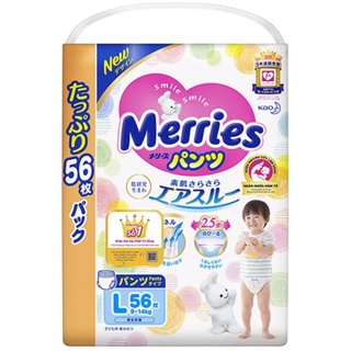 Tã quần Merries size L (9 - 14kg)