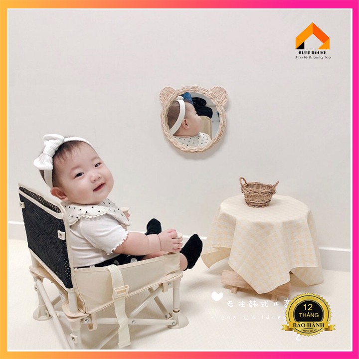 Ghế Ăn Dặm, Ghế Ăn Dặm Gấp Gọn Tiện Lợi Mang Đi Chơi, Du Lịch – H105