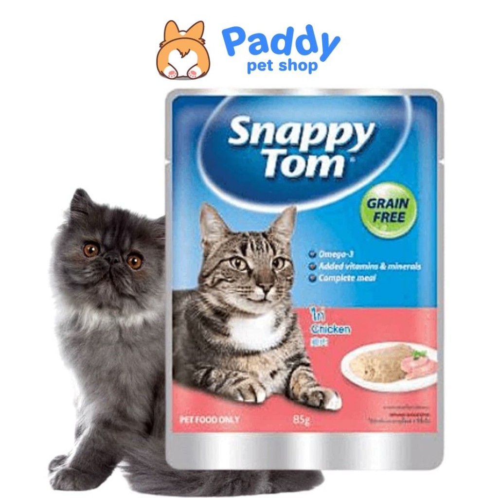 Pate Snappy Tom Cho Mèo Trên 2 Tháng Tuổi (85g)