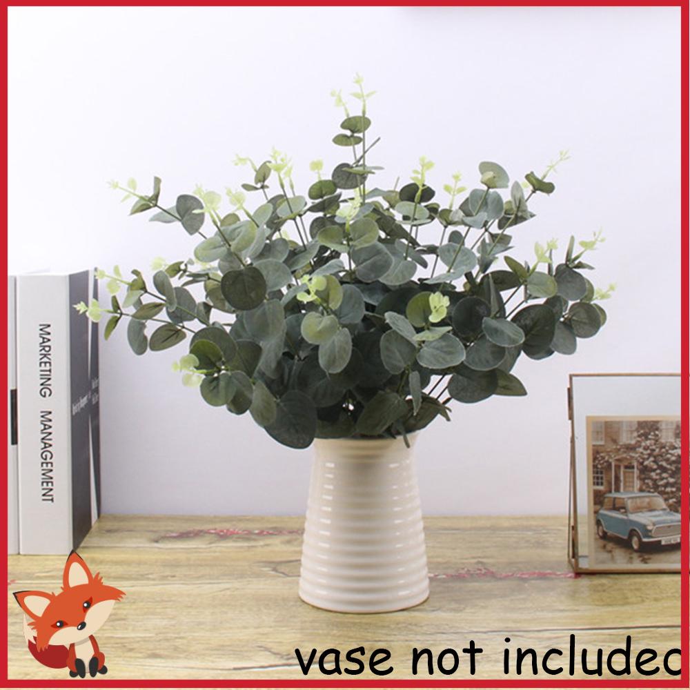 1 Bó 4 Cành Cây Bạch Đàn Nhân Tạo Trang Trí Nhà Cửa|Lá Đồng Tiền Tài Lộc Trang Trí Nhà Cửa