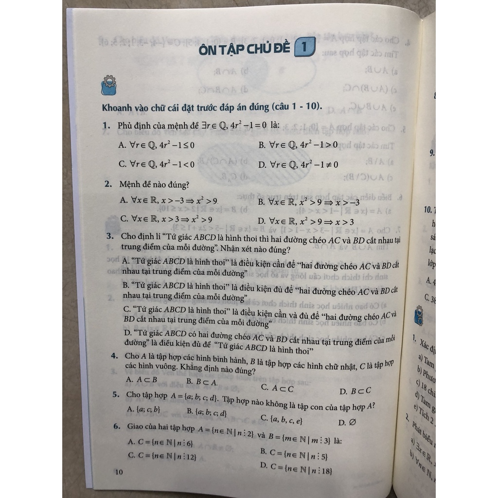 Sách - Bài tập cơ bản và nâng cao Toán 10