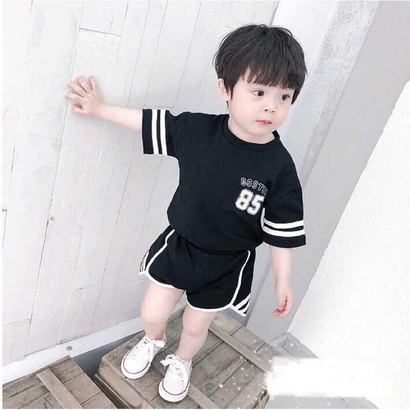 Bộ thể thao cho bé ❤️ freeship ❤️ bộ cộc cotton cho bé trai bé gái - just kids