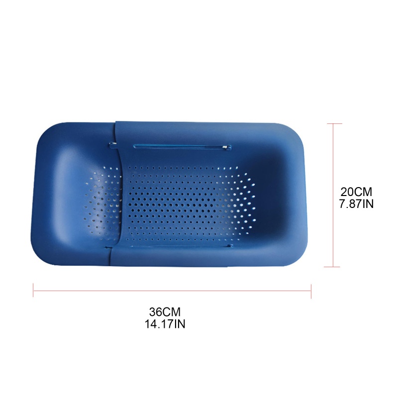 Rổ Đựng Đồ Dùng Bằng Nhựa Thiết Kế Thoát Nước Siêu Tiết Kiệm Không Gian Tiện Dụng Cho