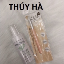 COMBO VỀ SINH XANH ( bọt vệ sinh mi + cọ 1 cây)_dụng cụ mi_THÚY HÀ