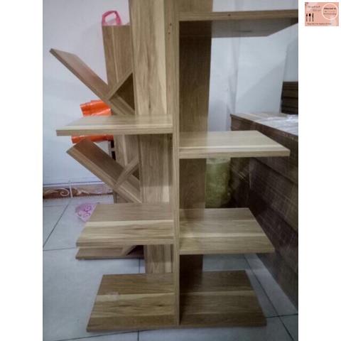 Kệ sách gỗ 5 tầng chất liệu gỗ MDF chống mối mọt, Giá sách gỗ 5 tầng cao cấp tiện lợi