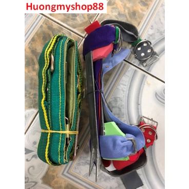 COMBO (GUỐC TRÈO CÂY 2 ĐINH + ĐAI AN TOÀN) _ DỤNG CỤ HỖ TRỢ TRÈO CÂY