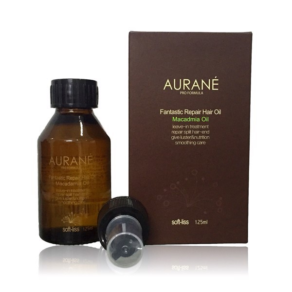 TINH DẦU DƯỠNG TÓC SOFTLISS AURANE MACADAMIA HAIR OIL DƯỠNG BÓNG TÓC CHÍNH HÃNG 125ML