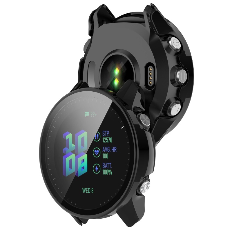 Bonj Ốp PC Một Mảnh + Kính Cường Lực Chống Mòn Bảo Vệ Màn Hình Thông Minh Garmin Forerunner 955