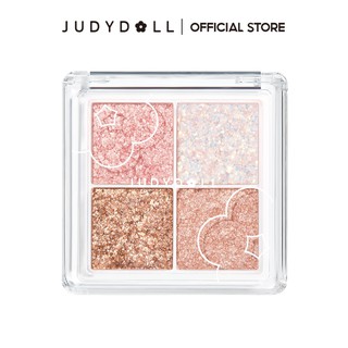 Bảng phấn mắt Judydoll lấp lánh 4 màu 5.3g