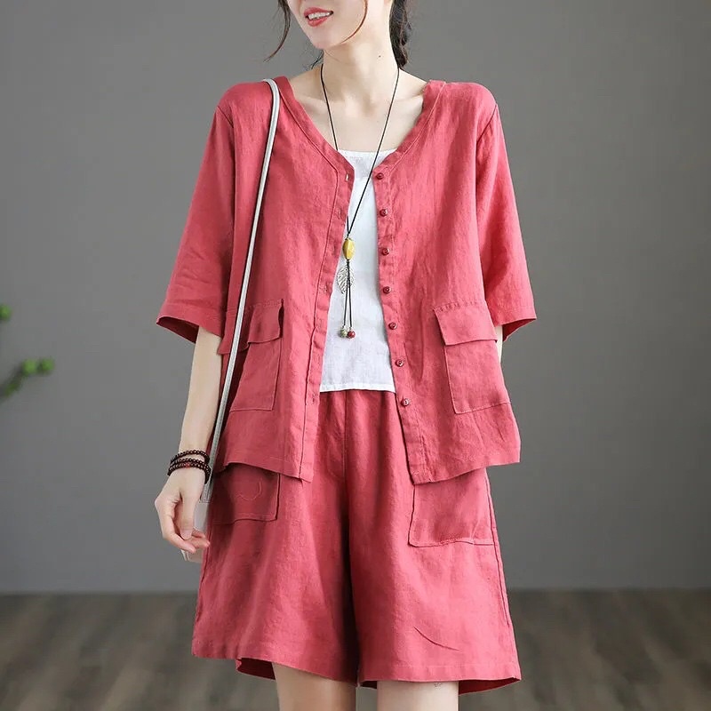 Bộ đũi nữ cổ tàu