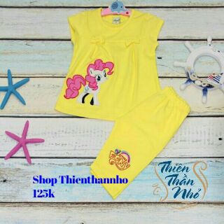 FBN27 BỘ BÉ GÁI THÊU PONY