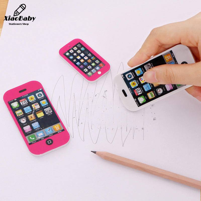 1 Cục Tẩy Bút Chì Hình Điện Thoại Dễ Thương