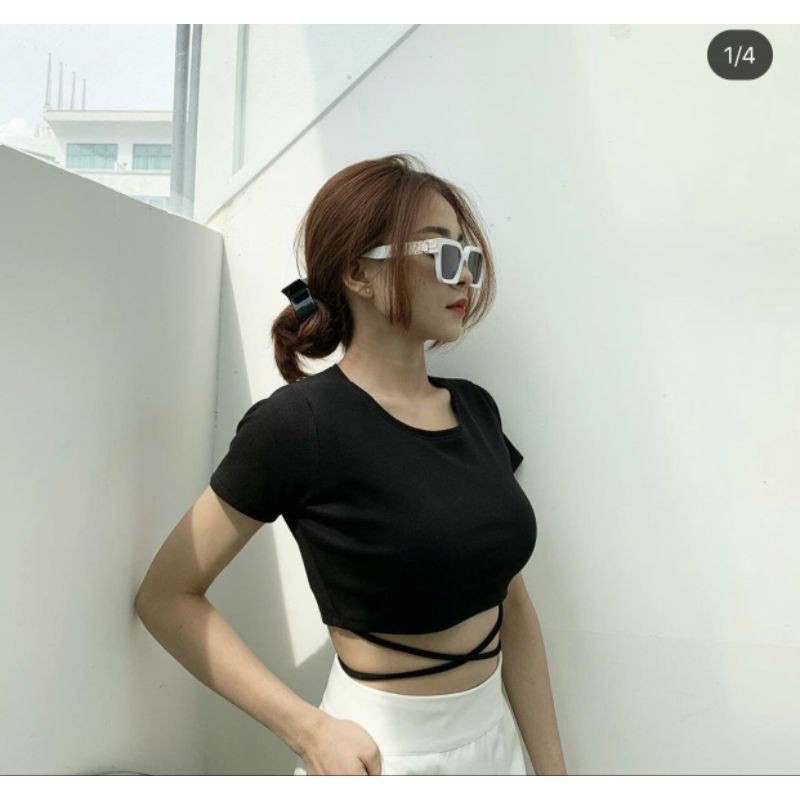 áo croptop cột dây bigsize 55-90kg