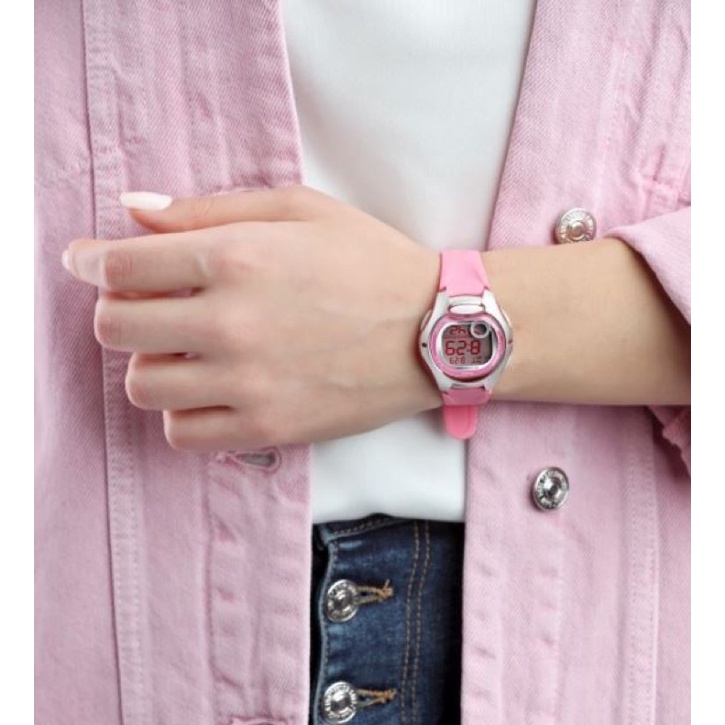 Đồng hồ nữ dây nhựa Casio chính hãng Anh Khuê LW-200-4BVDF