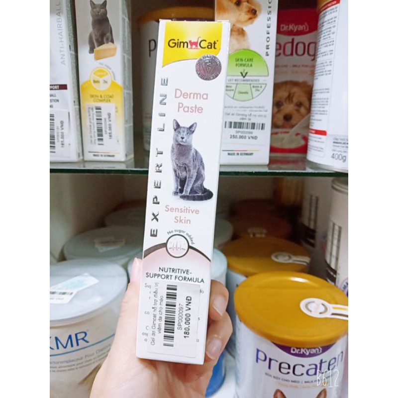 Gel GimCat Derma Paste - Hỗ Trợ Điều Trị Viêm Da Lông Cho Mèo ( 50g )