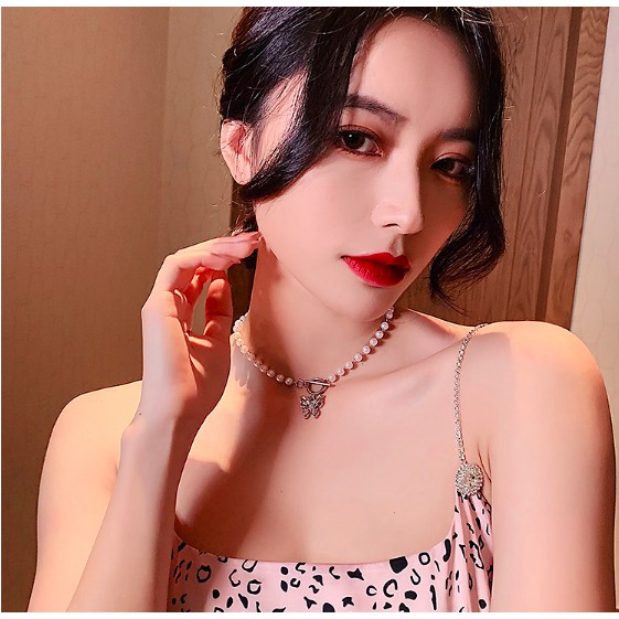 Choker 1 tầng ngọc tiểu thư