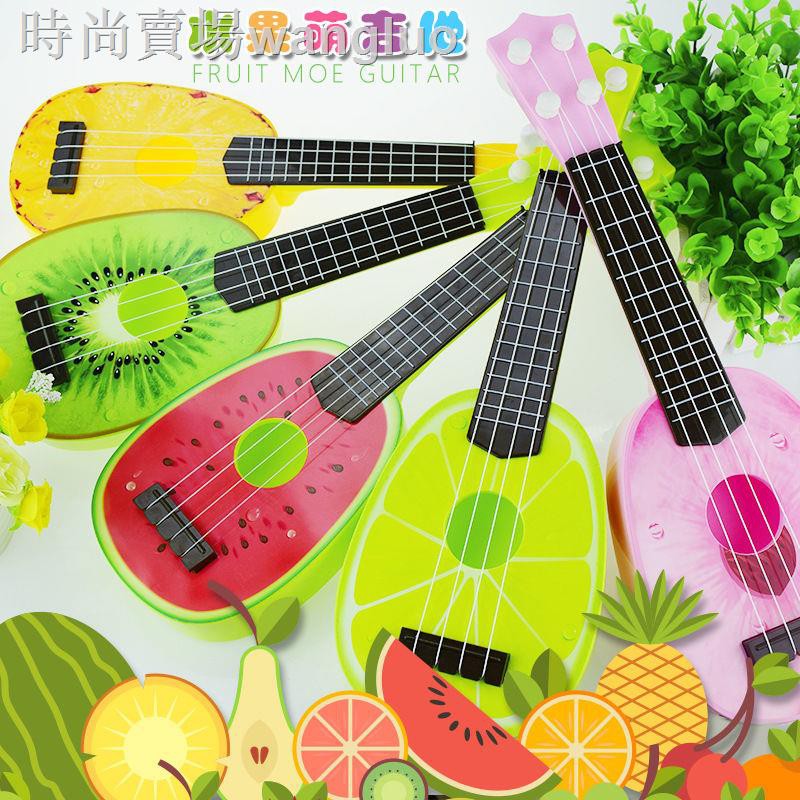 Hoạt Hình Đàn Ukulele Mini Họa Tiết Trái Cây Xinh Xắn Cho Bé