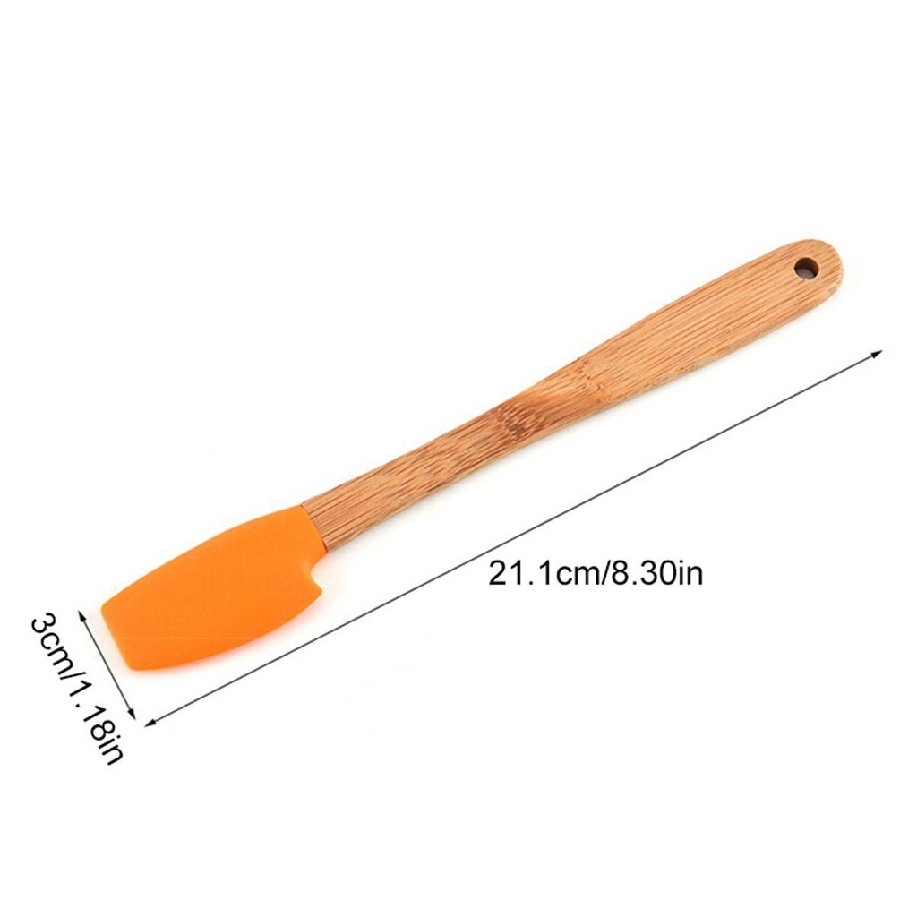 HARRIETT Dụng Cụ Cạo Bánh Quy Mini Tay Cầm Gỗ Tiện Dụng