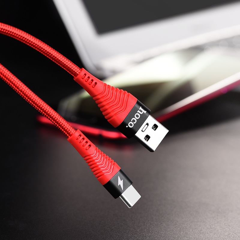 Cáp Sạc Nhanh Type-C 5A Cho Oppo VOOC/Super VOOC, OnePlus DASH, Huawei SuperCharge, Android,.. Hoco U53 BỀN [CHÍNH HÃNG]
