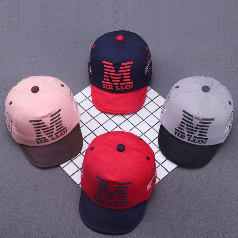 Nón lưỡi trai phong cách Hàn Quốc dễ thương dành cho các bé