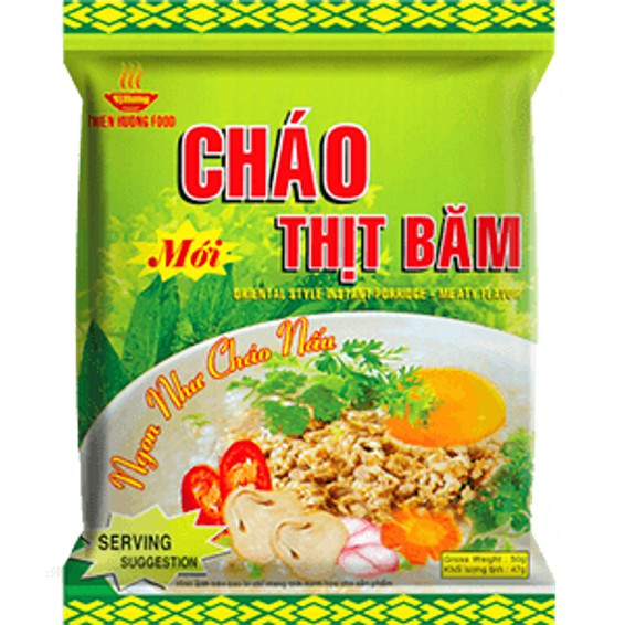 Cháo Thịt Bằm Vị Hương - 1 Thùng 50 gói
