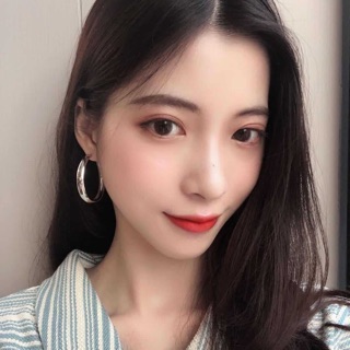 Khuyên tai tròn bản