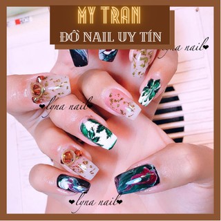 Giấy bạc làm nails - móng tay