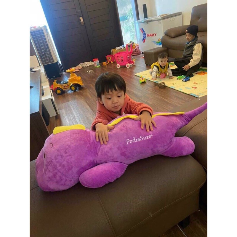 Thú bông khủng long dài 90cm