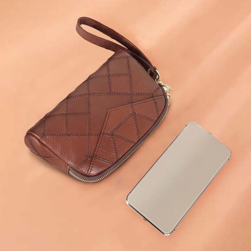 Ví cầm tay Cobbler Legend chất liệu da dáng dài có khóa kéo thời trang cho nam