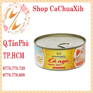 Cá ngừ ngâm dầu Seaspimex hộp 185g