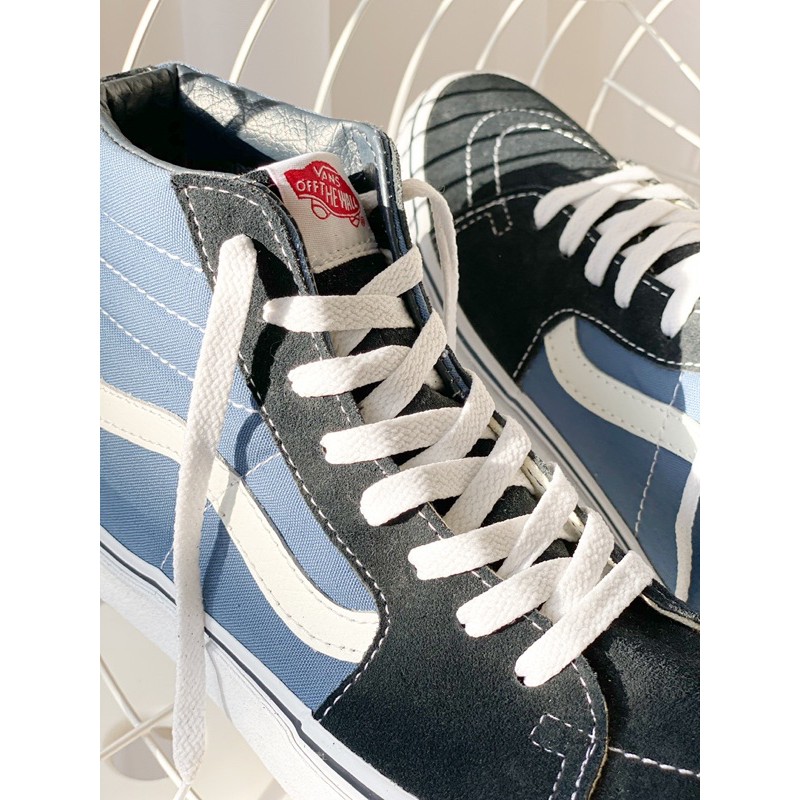 Vans cao cổ Sk8 xanh navy, giày vans old skool classic nam nữ CHÍNH HÃNG cao cấp Full box