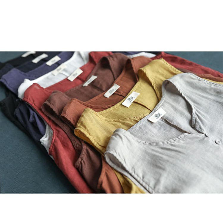 Áo ba lỗ Linen siêu mát • 2ENDSHOP