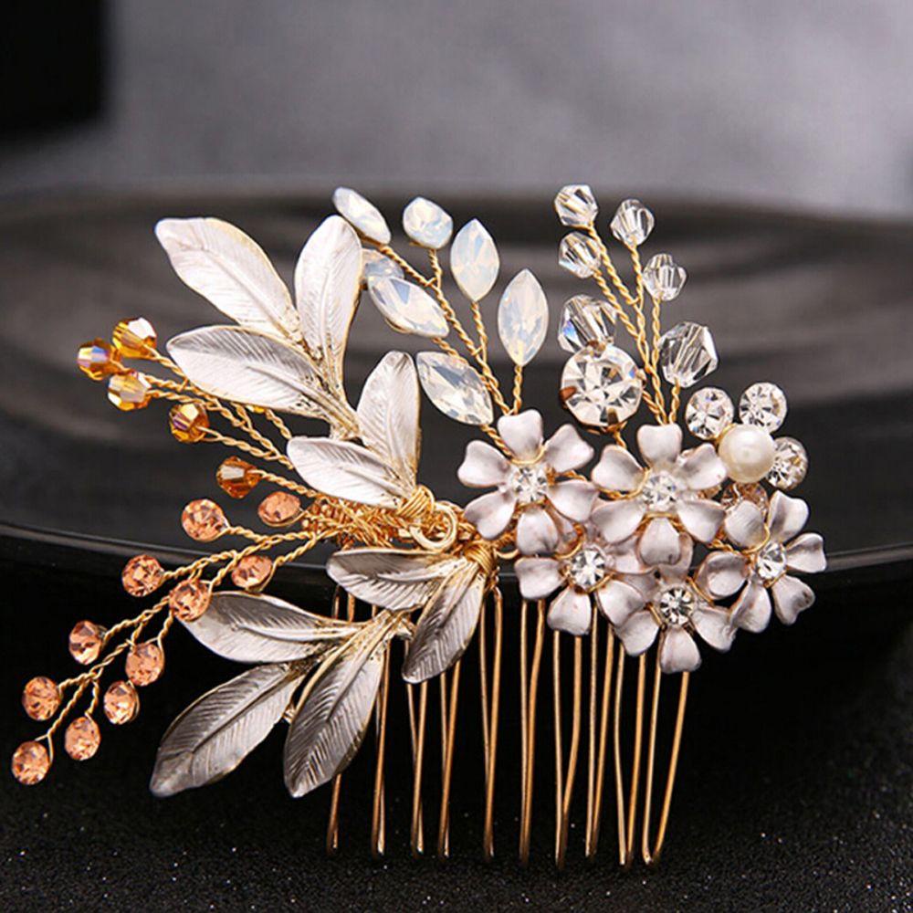 Lược Cài Tóc Hình Hoa Handmade Thời Trang Cho Nữ