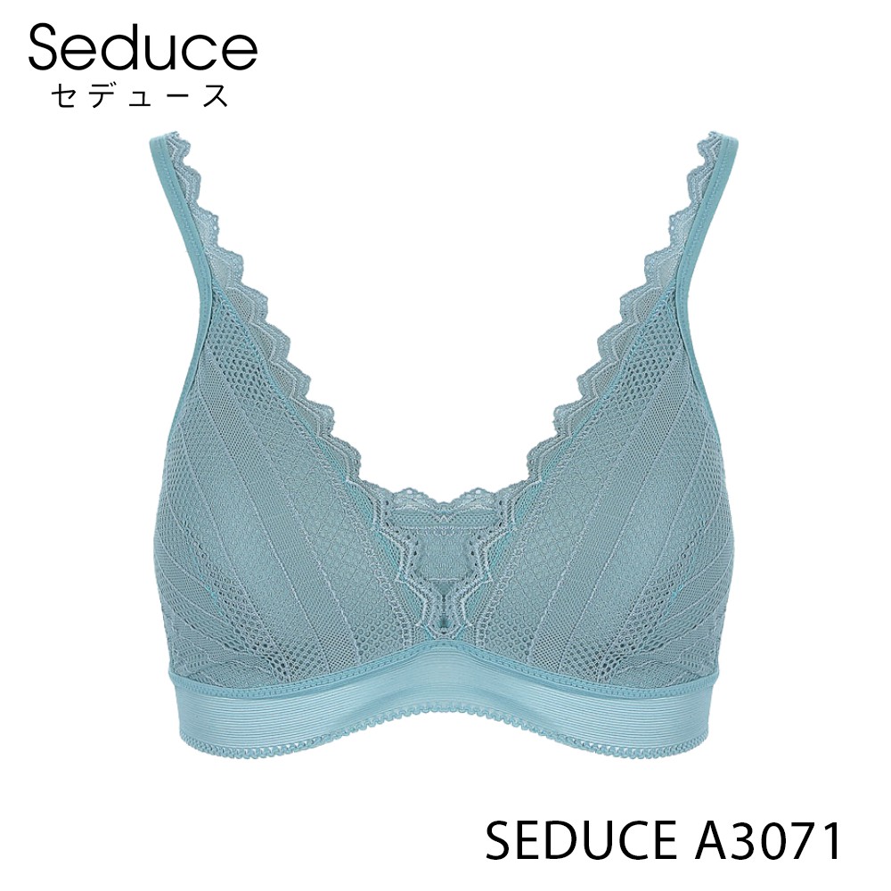 Áo Lót Nữ Ren Mút Mỏng Không Gọng Full Cup Seduce A3071