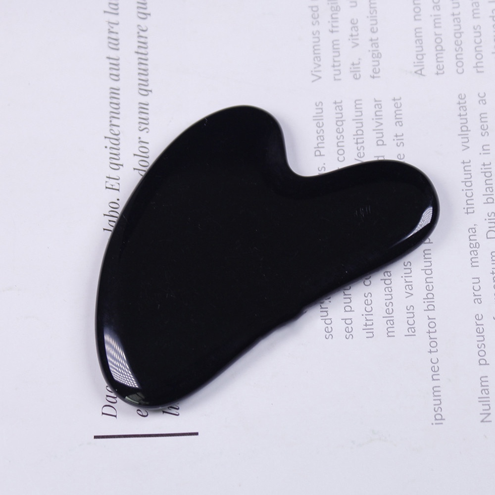 Cây Lăn Mặt Guasha Mát Xa Bằng Đá Thiên Nhiên Nhiều Mẫu Được Chọn Màu